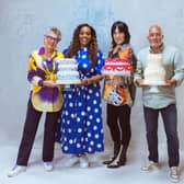 The Great British Bake Off. is back, with Alison Hammond, Noel Fielding, Prue Leith and Paul Hollywood. Photo: Channel 4/Love Productions.