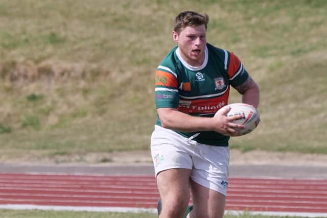 Jordan Syme, who was one of Hunslet's try scorers in last weekend's loss to Swinton. Picture by Paul Johnson/Hunslet RLFC