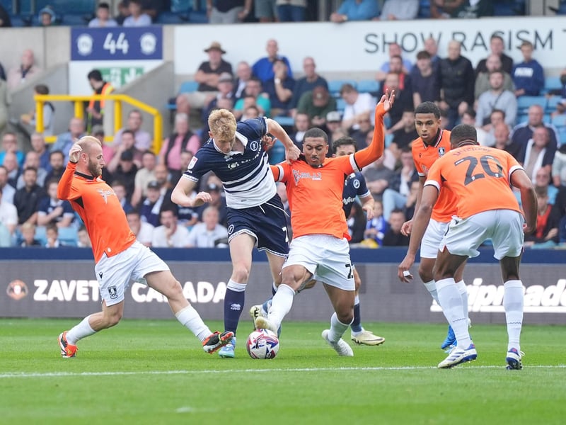 A summer loan signing from Middlesbrough, Millwall midfielder Coburn had been out since mid-September with a calf injury but returned to the bench for Sunday's clash against Burnley and was brought on with 14 minutes left.