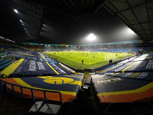 Elland Road, the home of Leeds United.  (Photo by Jon Super - Pool/Getty Images)