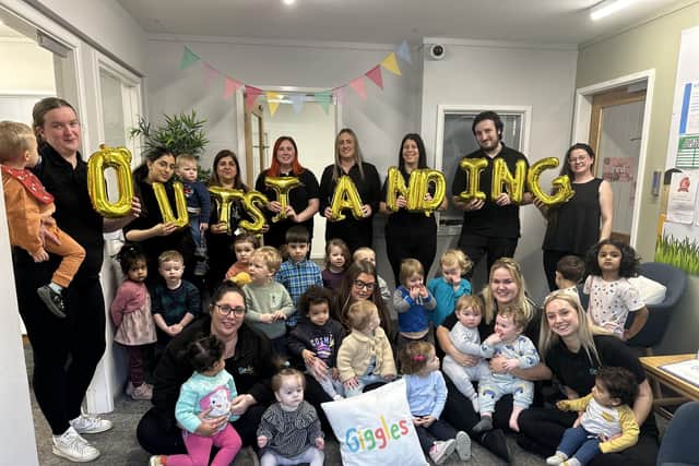 Giggles Nursery, located in Bank Avenue, Morley, was rated as Outstanding in all four inspected categories. Picture: Giggles Nursery