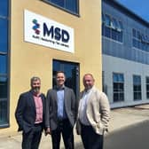 (l-r) Richard Daly (MSD Accountants), James Beardmore (DJH) and Brendan Murtagh (MSD Accountants)