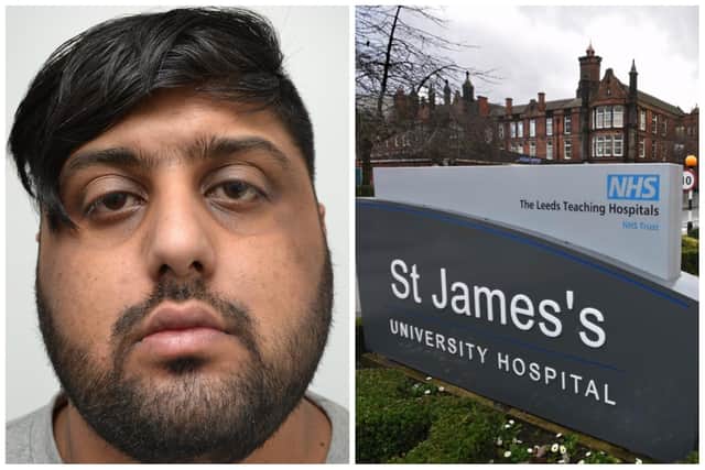 Farooq is on trial at Sheffield Crown Court accused of planting a bomb at St James's Hospital. (pics by CTPNE / National World)