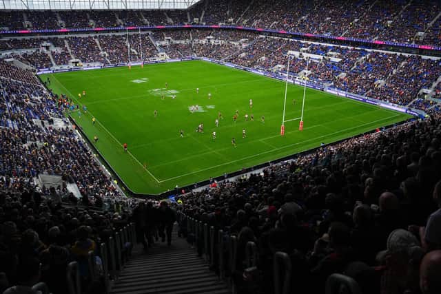 Everton FC's Hill Dickinson Stadium will host Magic Weekend next year, but when will kick-off times be announced? Picture by Olly Hassell/SWpix.com.