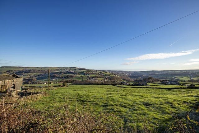 Stunning surroundings - views stretch across the Calder Valley.