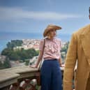 Lily James stars in the film alongside Armie Hammer