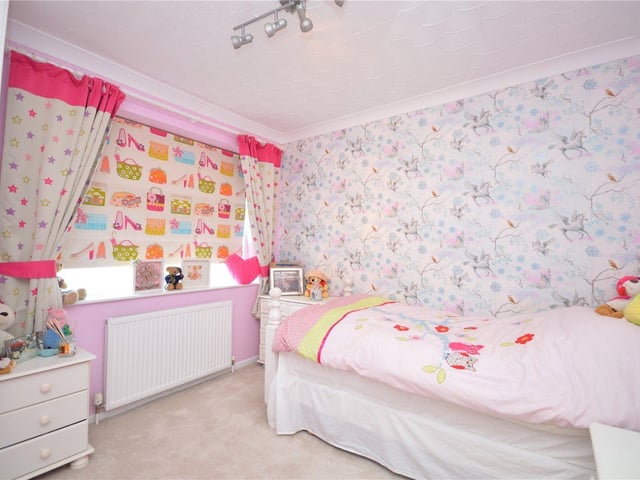 This bedroom would be perfect for a young child - with the home itself an attractive offer for a growing family.