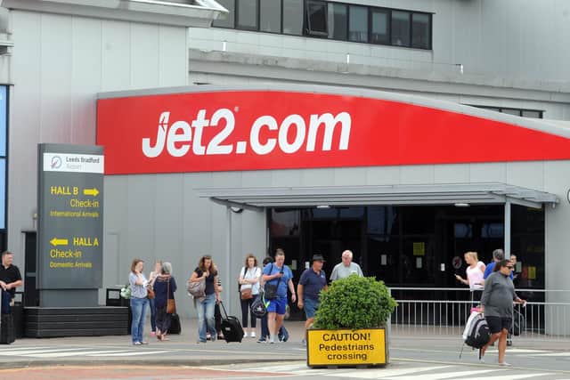 Jet2.com at Leeds Bradford Airport. Picture Tony Johnson.