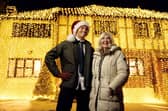 Reality TV star Joey Essex decorates his mansion with incredible Christmas lights display in hilarious new film.