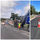 Since June, the A6120 Broadway between Fink Hill and Horsforth roundabout has been closed intermittently to traffic. Pictures: Connecting Leeds