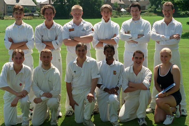 Horsforth CC 1st team who played in Airedale and Wharfedale League. Pictured, back row from left, are Ben Scott, Kris Lilley, Steve Riley, Matthew Taylor, Ian Smellie and Andrew Bentley. Front row, from left, are Scott McCullow, Simon Collings, Peter Tooley, Nish Gonsalkorale, Gareth Proctor and scorer Alison Tooley.