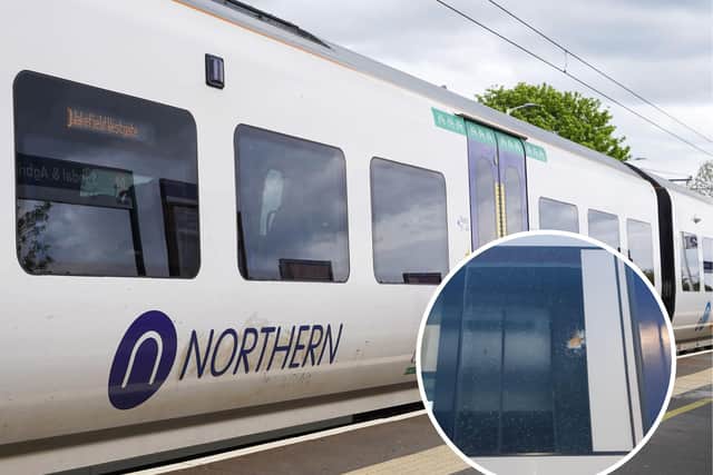 Northern offered a £1,000 reward for information after one of its trains was fired at with an air rifle this year.