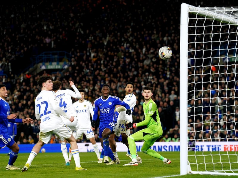 7 - Speed of his distribution didn't help when Leeds were struggling to play out. But he made some big saves to keep the score at 1-0.