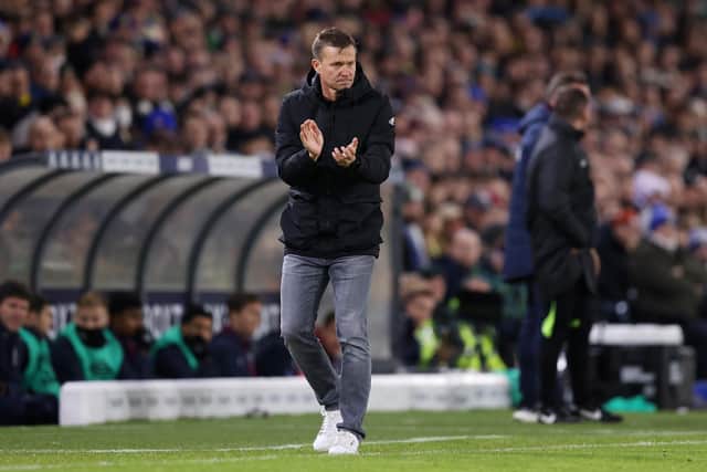 POSITIVE OUTLOOK: From Leeds United boss Jesse Marsch. Photo by George Wood/Getty Images.