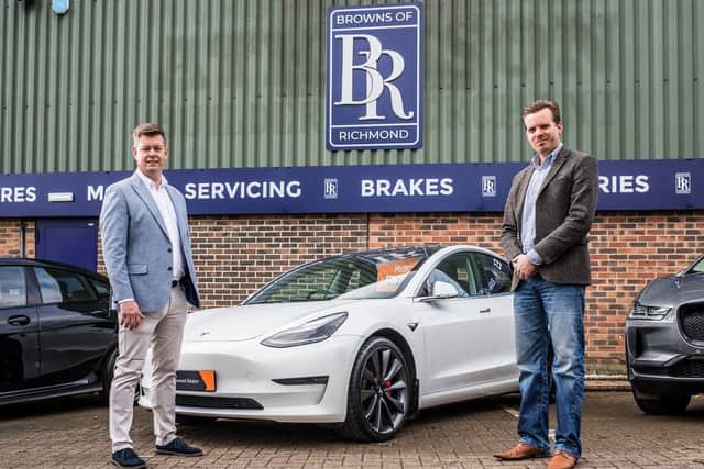 Fraser Brown (left) and Tim Roelich, founders of Browns of Richmond