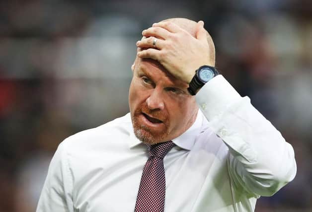Burnley manager Sean Dyche. (Photo by Ian MacNicol/Getty Images)