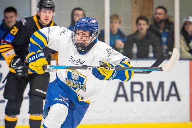ON THE UP: Edgars Vengis is thriving at all levels for Leeds Knights. Picture: Ben Gordon/Knights Media