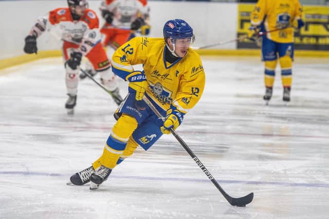 LEADING MAN: Leeds Knights' Kieran Brown scored twice in the 5-4 overtime win at Raiders on Friday night. Picture: Tony Johnson