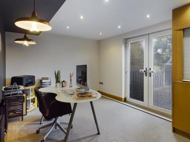 This home office could easily be adapted to alternative use if preferred.