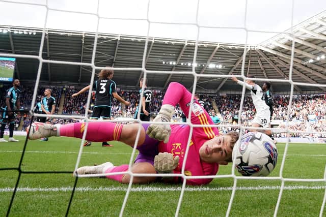 RESPECT: But plan for Leeds United from Leicester City keeper Mads Hermansen, above. Picture by Nick Potts/PA Wire.