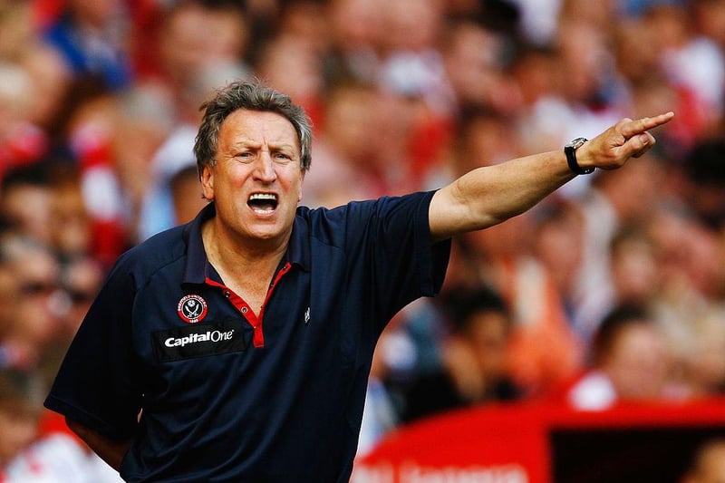 It is with the Blades where Warnock really made his name in management spending seven-and-a-half years with the Steel City club - still to this day his longest spell at one club. Warnock guided the Blades to the Premier League during his time at Bramall Lane before leaving at the end of the 2006-07 campaign. Warnock has gone up against United nine times since his exit winning on four occasions.  (Photo by Ian Walton/Getty Images)