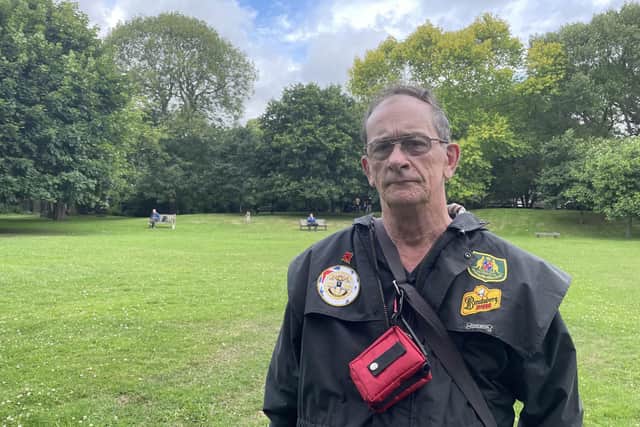 Retired serviceman Gary Walters, 63, lives in Australia, but spends a great deal of his time locating graves in St George's Field, or Woodhouse Cemetery as it was formerly known. His great-great-grandparents are buried at the site.