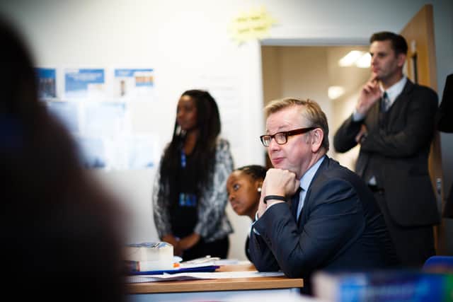 Michael Gove announced primary school children will be the first to return to school in January (Picture: Getty images)