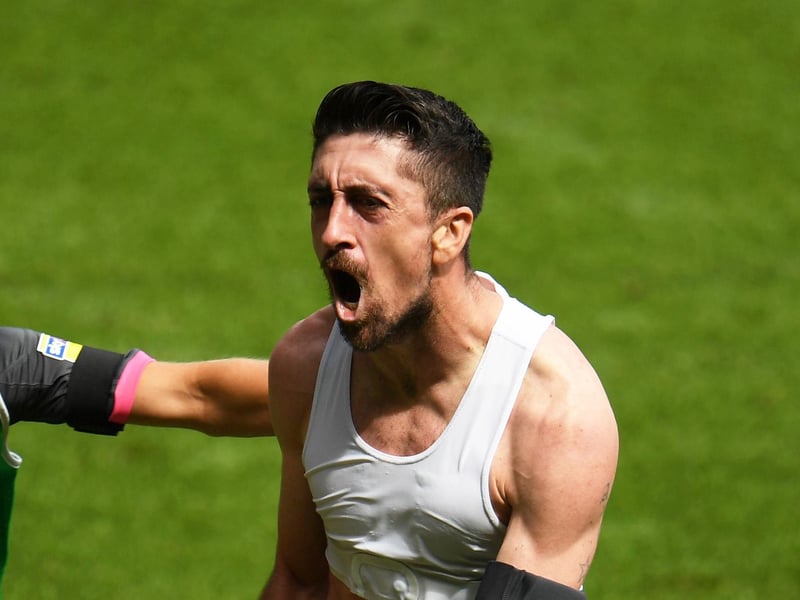 The man with the most nominations in this list, and scorer of perhaps Leeds' most important goal since the turn of the Millennium, Pablo Hernandez is immortalised in mural form in Leeds city centre. The Spaniard's 36 goals and 41 assists in 175 appearances earned him the nickname 'El Mago' - The Magician. (Photo by Harry Trump/Getty Images)