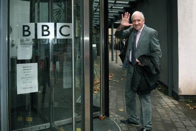 Harry Gration arriving for his last day at Look North back in 2020.