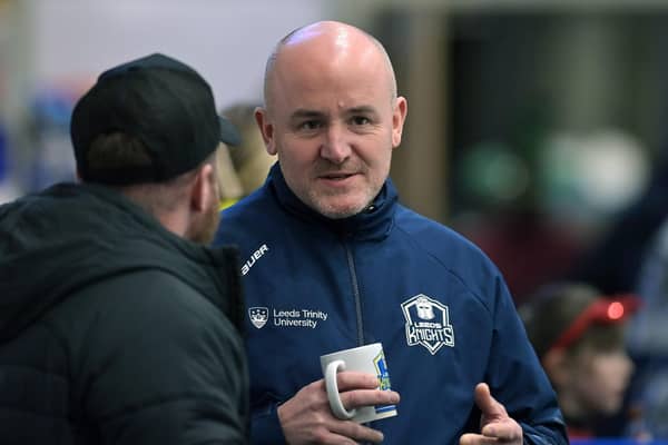 TOUGH TEST: Leeds Knights head coach Ryan Aldridge. Picture: Jonathan Gawthorpe