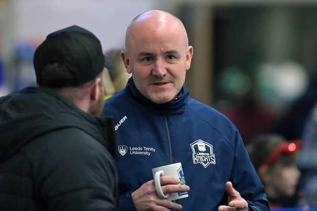 TOUGH TEST: Leeds Knights head coach Ryan Aldridge. Picture: Jonathan Gawthorpe