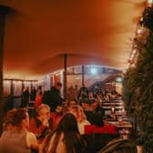 Leeds bar Green Room, in Wellington Street, is now fully covered and heated with blankets, fire pits and heat lamps
