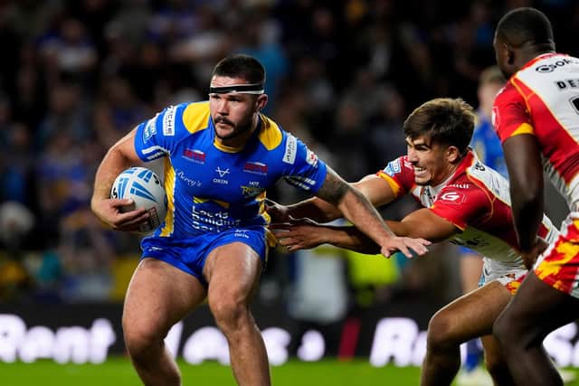 James Bentley's performance agianst Catalns Dragons impressed Leeds Rhinos fan Tom Goldsworthy. Picture by Olly Hassell/SWpix.com..