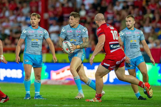 Liam Sutcliffe has been in impressive form for Rhinos. Picture by Bruce Rollinson.