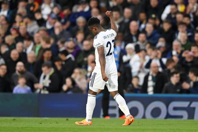 EXIT COMPLETE - Luis Sinisterra got his move back to the Premier League with a loan to Bournemouth but he remains a Leeds United player. Pic: Getty