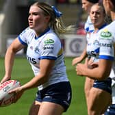 Bella Sykes made her Leeds Rhinos comeback against York Valkyrie last week. Picture by Matthew Merrick/SWpix.com.