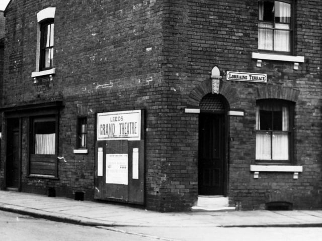 The junction of the north-west side of Sackville Street (number 29), with the south-west side of Lorraine Terrace (number 1) in July 1950.