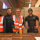 Anthony Impey during his visit to G&H and Building Futures Together during National Apprenticeship Week (10-16 February).