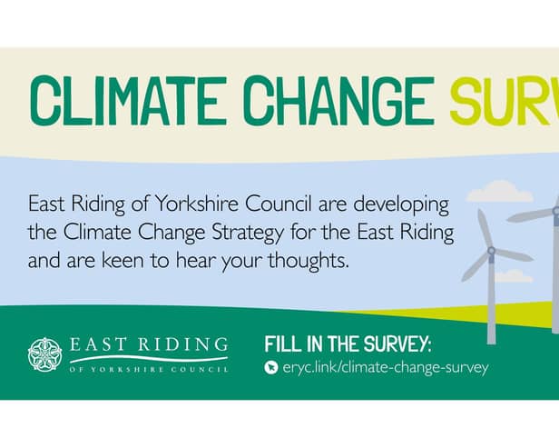 Climate change events are taking place across the East Riding
