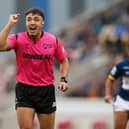 Liam Rush was referee for last year's Women's Super League Grand Final between Leeds Rhinos and York Valkyrie. Picture by Ed Sykes/SWpix.com.
