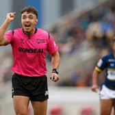 Liam Rush was referee for last year's Women's Super League Grand Final between Leeds Rhinos and York Valkyrie. Picture by Ed Sykes/SWpix.com.