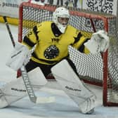 Netminder Harrison Walker excelled in NIHL North One last season for Widnes Wild. Picture: Geoff White.