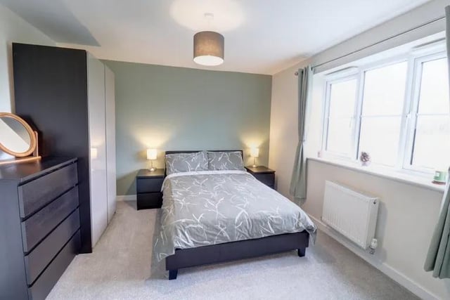 On the first floor there are two double bedrooms and a single bedroom.