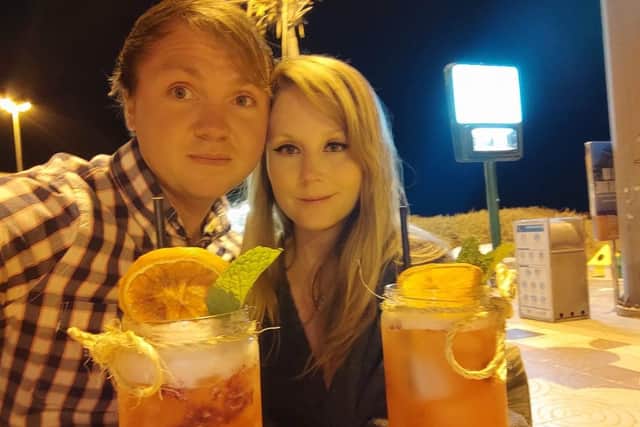 Alex Firth, who worked for Royal Mail in Leeds, had only married his wife Kirsty shortly before the fatal collision (family photo)