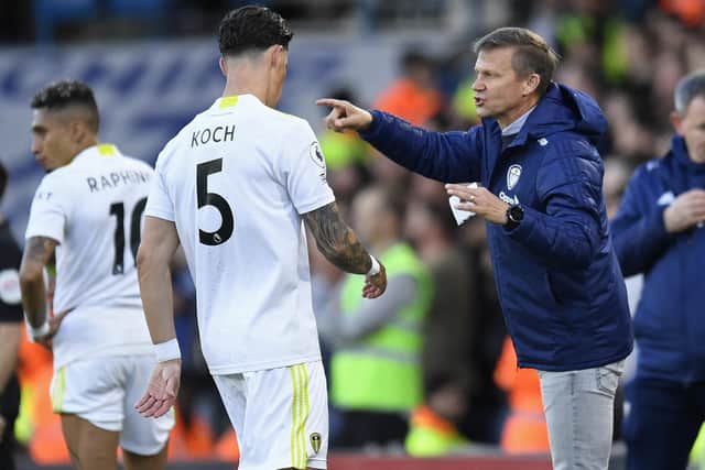 FRESH START - Leeds United boss Jesse Marsch can use pre-season to properly school Robin Koch and his fellow players in the new Elland Road footballing philosophy. Pic: Getty