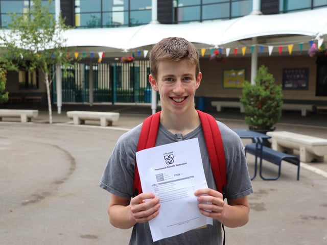 “I did really well, the hard work paid off! I got mostly 9s, and my best achievement are my 9s in Religious Studies and Sociology. Now I’m planning to go to Roundhay Sixth Form to study French, Biology and Psychology.” - Alex Cooper