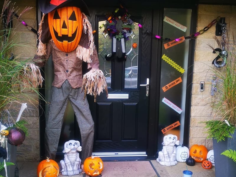 That scarecrow is sure to scare those trick-or-treating! Shared by Brad Lee Matwijiw.