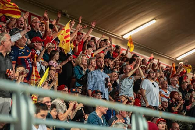 Wakefield Trinity face hot conditions and a hostile atmosphere at Stade Gilbert Brutus on Saturday. Picture by Rémi Vignaud/Catalans Dragons/SWpix.com.
