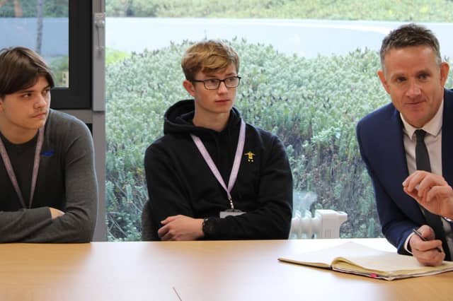 Prospective Year 12 students are welcome to take a look around