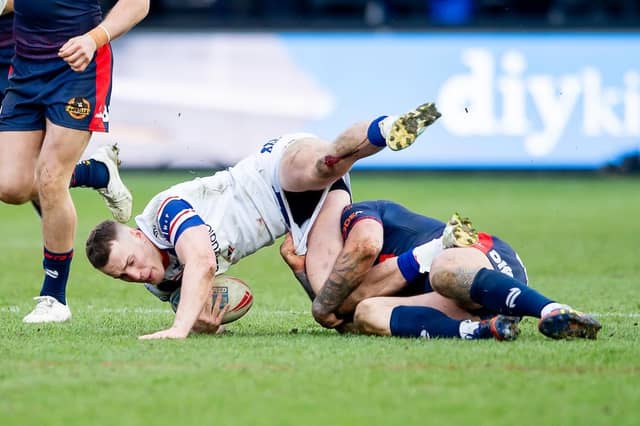 Jake Trueman could return for Wakefield Trinity at home to Leigh Leopards on Sunday. Picture by Allan McKenzie/SWpix.com.